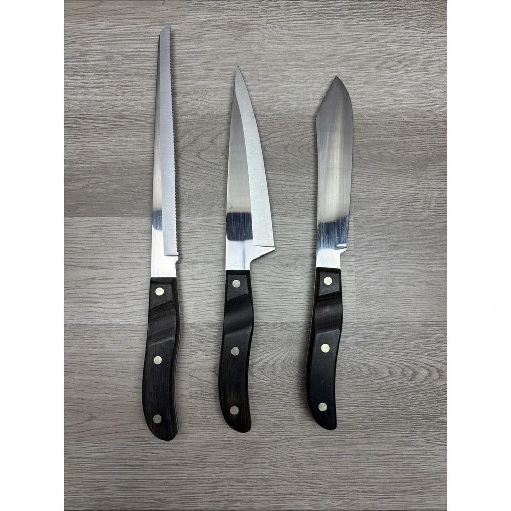 VTG EKCO USA Arrowhead Stainless Steel Butcher Knife,Slicer Knife,Chef Knife USA